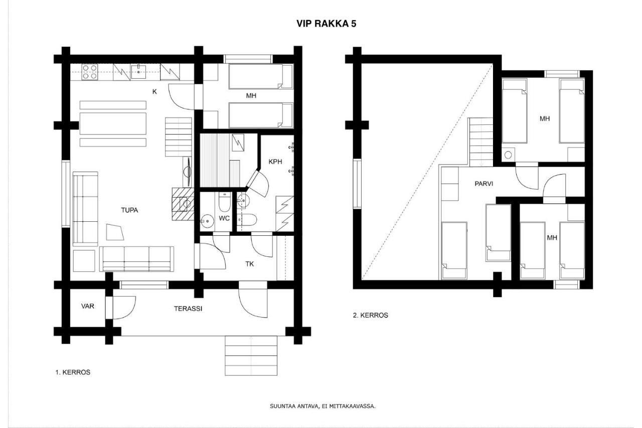 Vip Rakka Villas 5 & 6 Levi Exterior foto